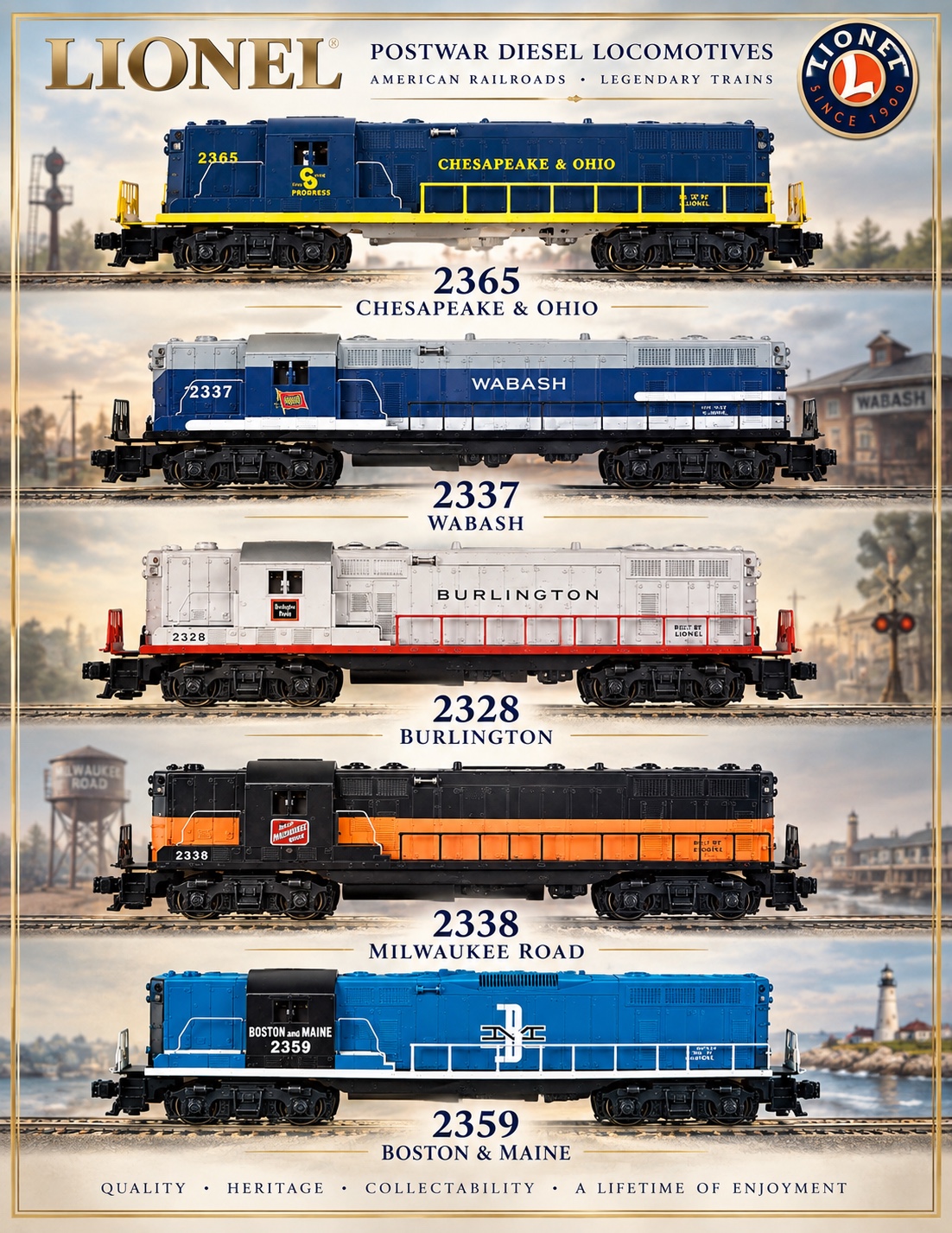 Postwar Diesel Locomotives