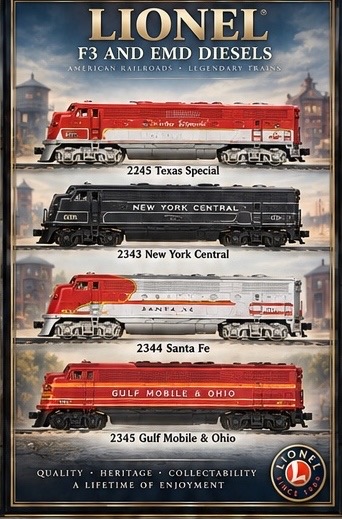 F3 and EMD Diesels